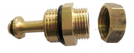 Вентиль запорный НР 1/2" коллекторный